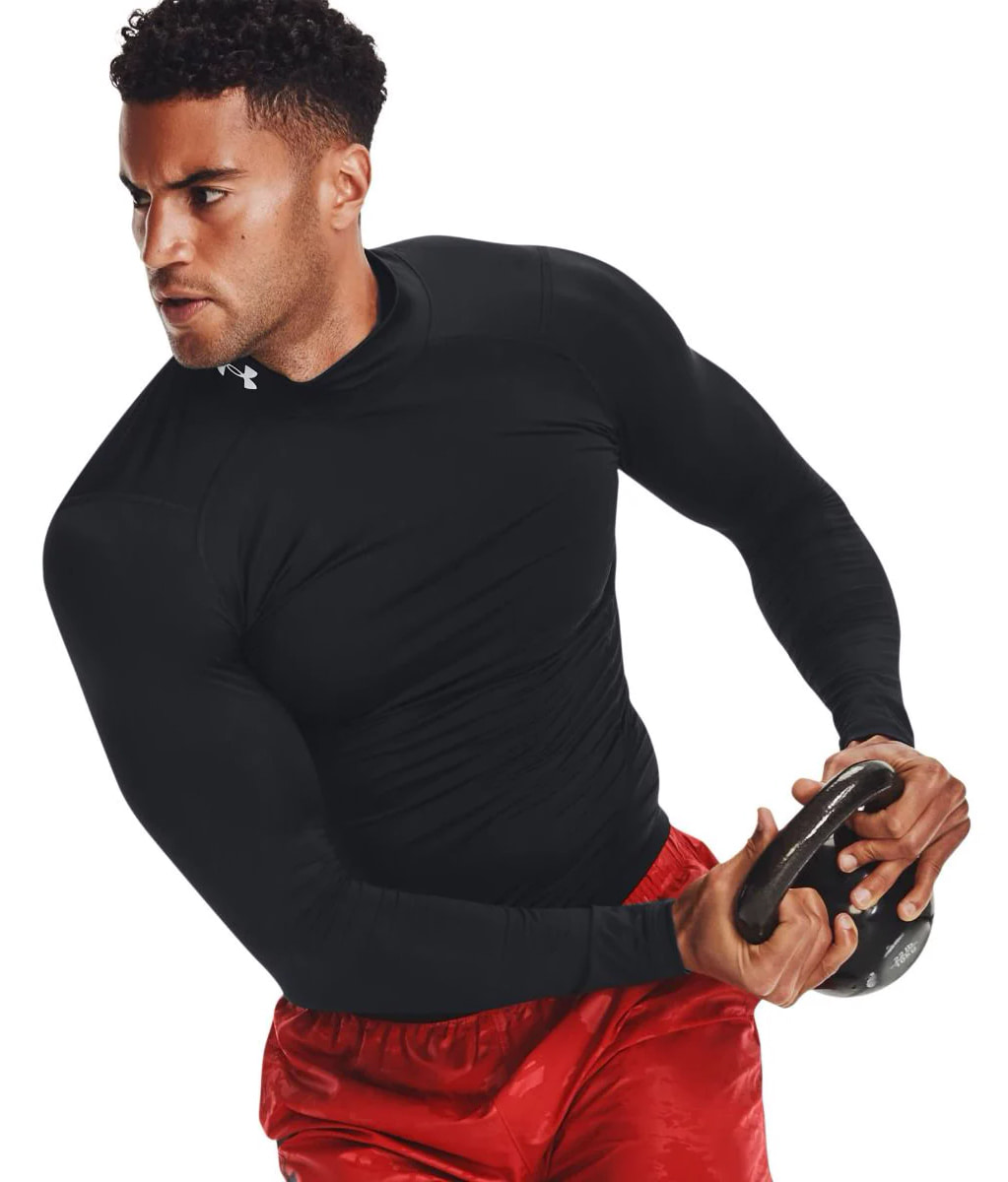 Термобілизна чоловіча Under Armour Ua Hg Armour Comp Mock Ls (1369606-001) — фото 6