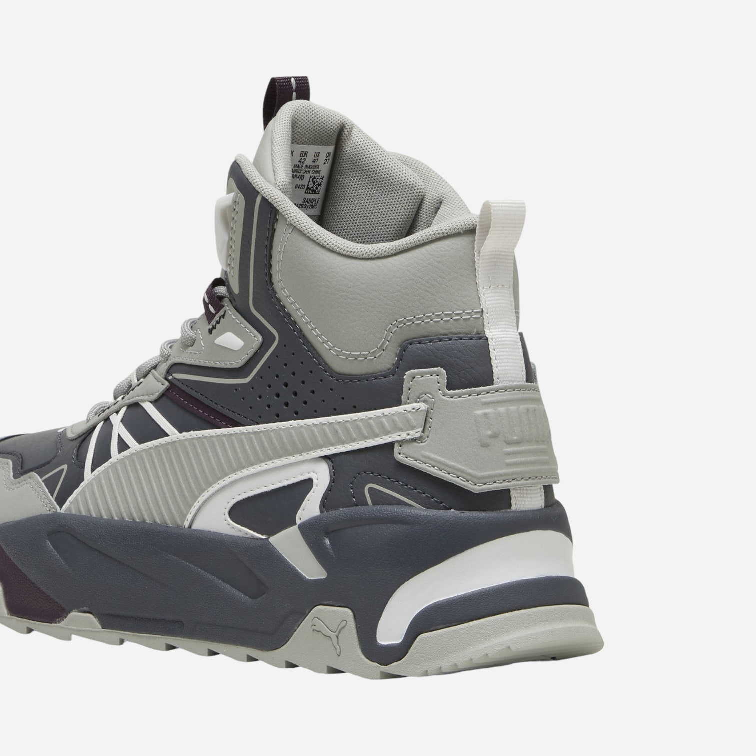 Кросівки унісекс Puma Trinity Mid Hybrid L Black/Grey (393985-10) — фото 4