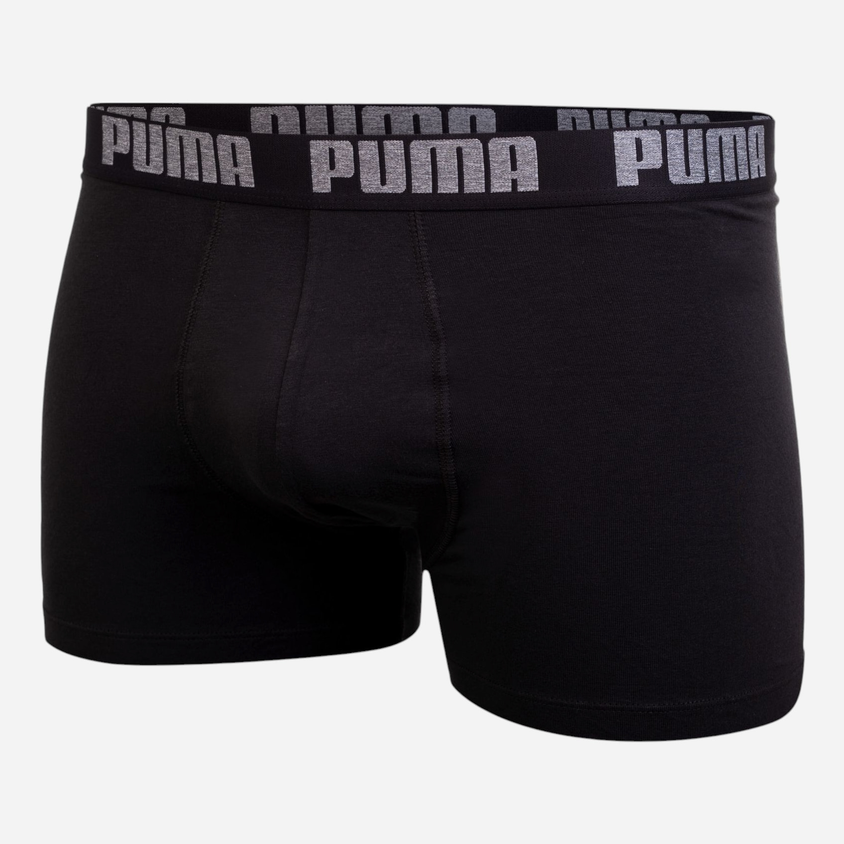 Труси чоловічі Puma Basic Boxer (2 ) Black/Grey (906823-05) — фото 4