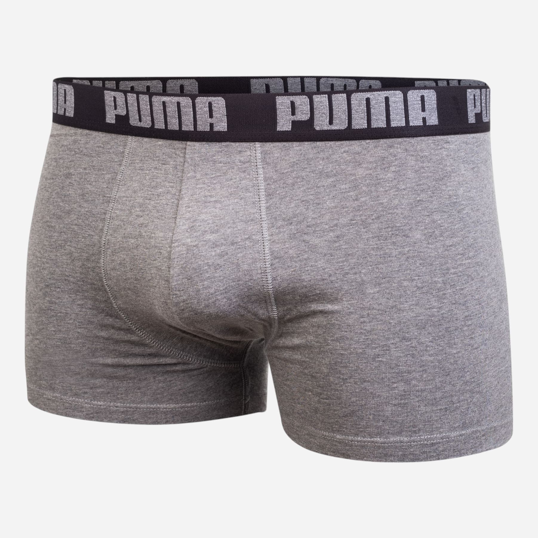 Труси чоловічі Puma Basic Boxer (2 ) Black/Grey (906823-05) — фото 7