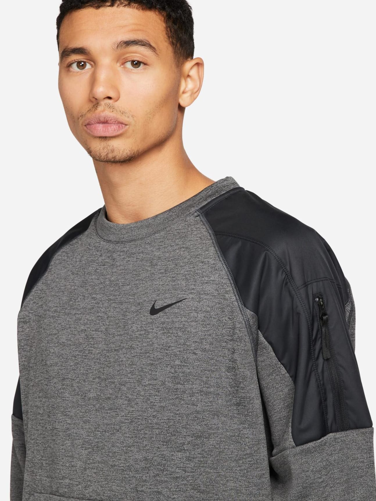 Бомбер чоловічий Nike Therma Novelty Crew (DQ4854-071) — фото 4