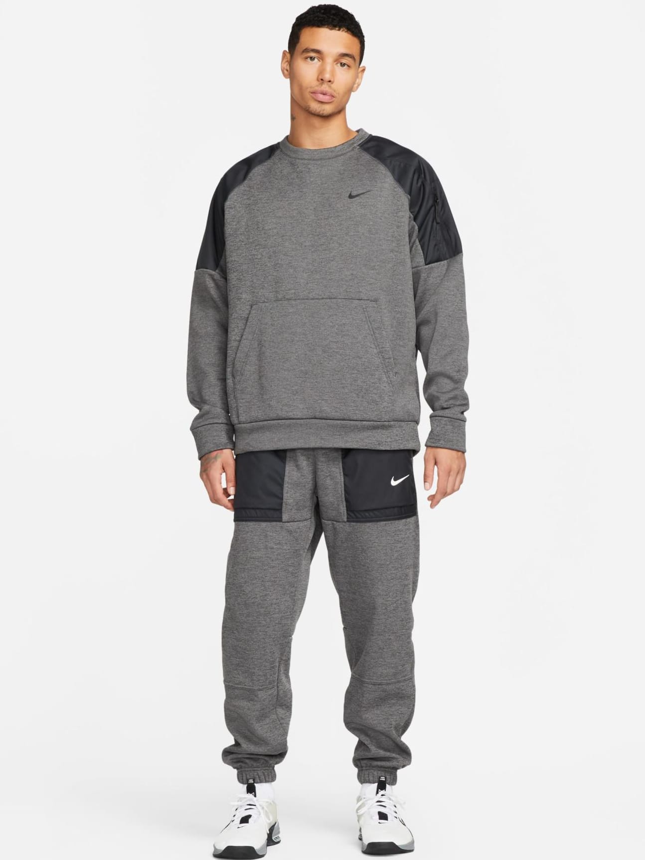 Бомбер чоловічий Nike Therma Novelty Crew (DQ4854-071) — фото 8
