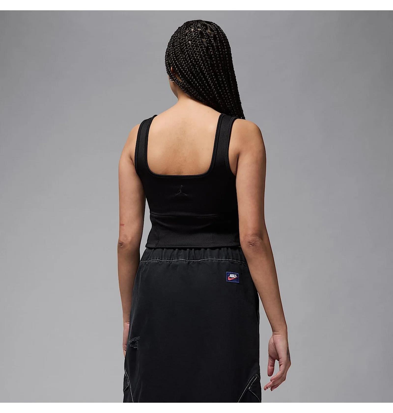 Спортивний топ жіночий Jordan Cropped Tank Top Black (HJ0025-010) — фото 4