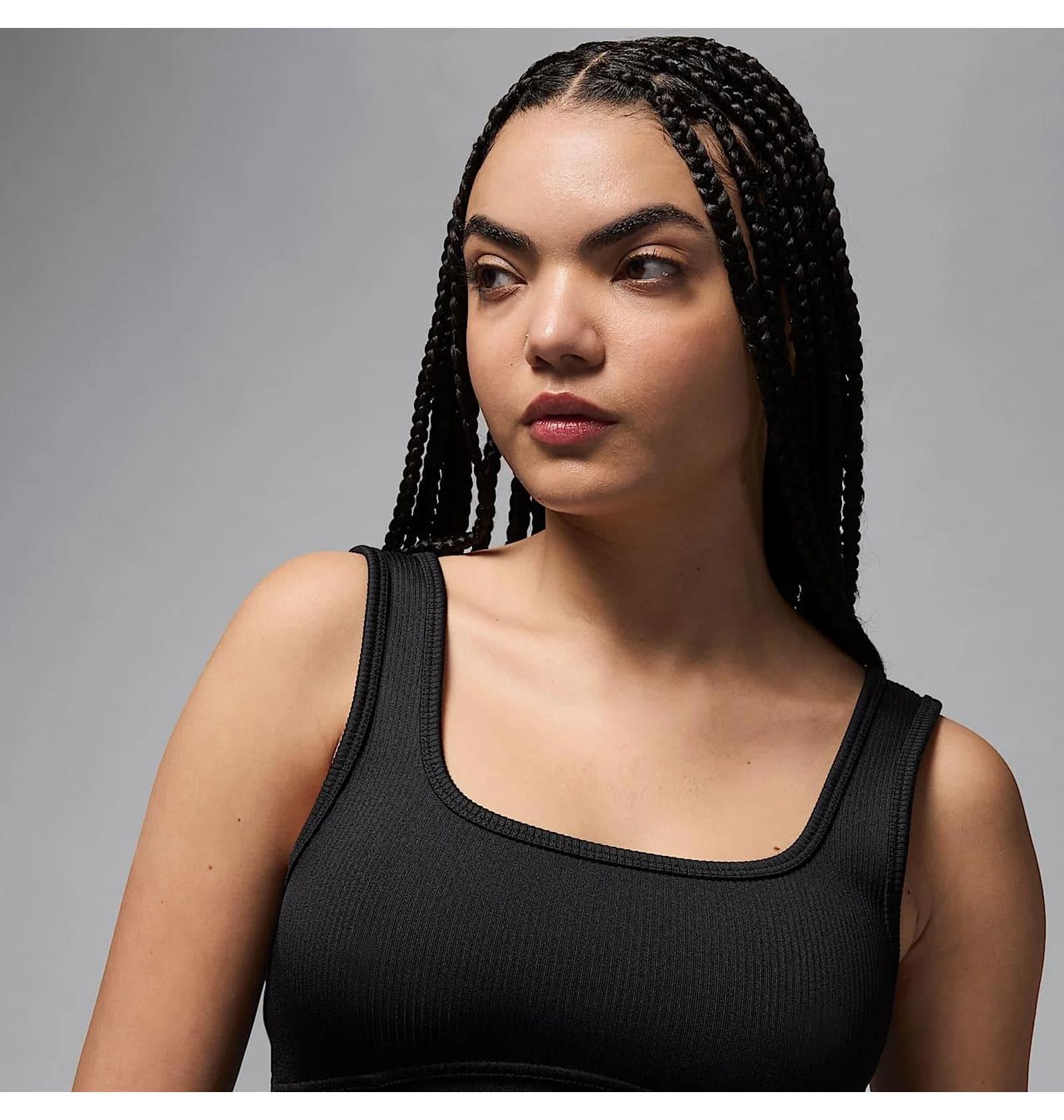 Спортивний топ жіночий Jordan Cropped Tank Top Black (HJ0025-010) — фото 7