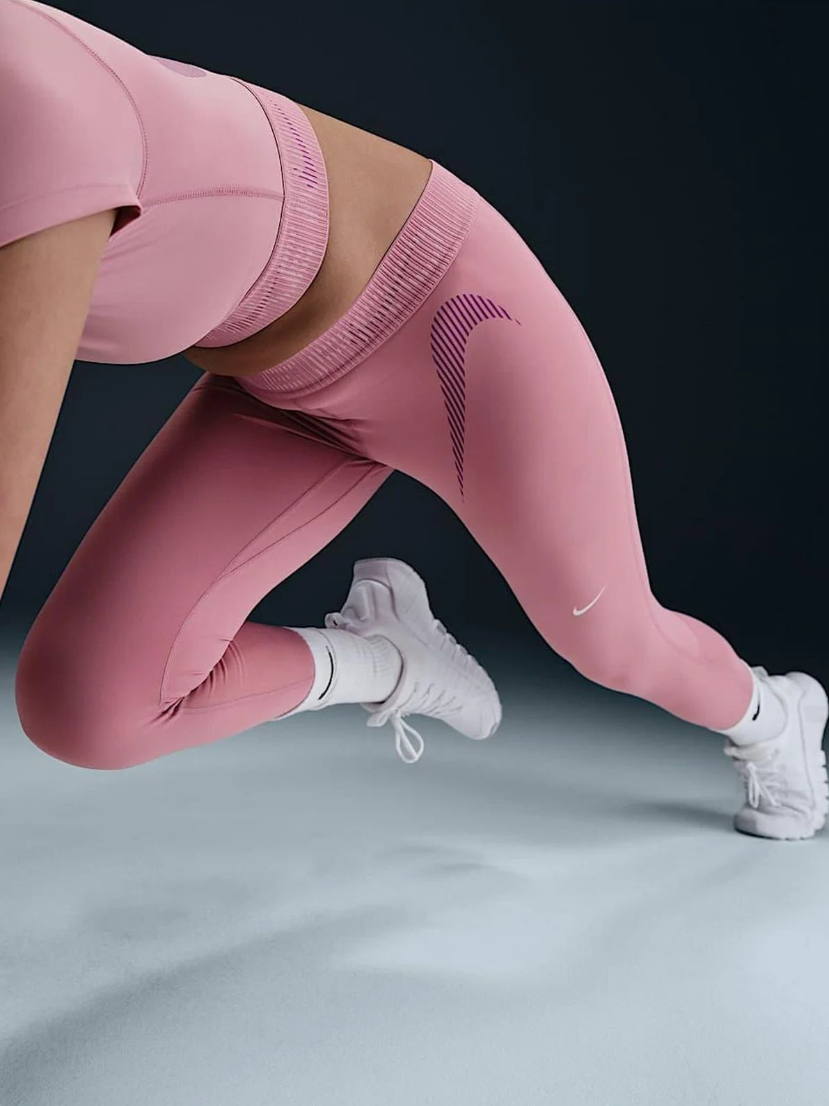 Лосіни жіночі Nike Dri-Fit Pro Pink (HJ1219-699) — фото 5