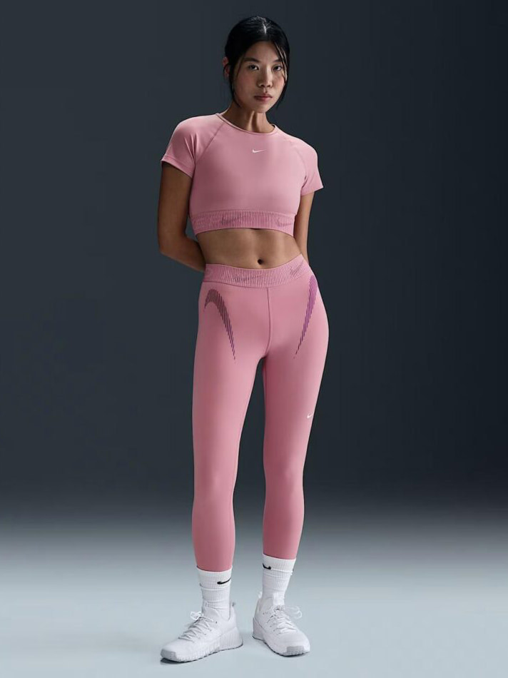 Лосіни жіночі Nike Dri-Fit Pro Pink (HJ1219-699) — фото 10