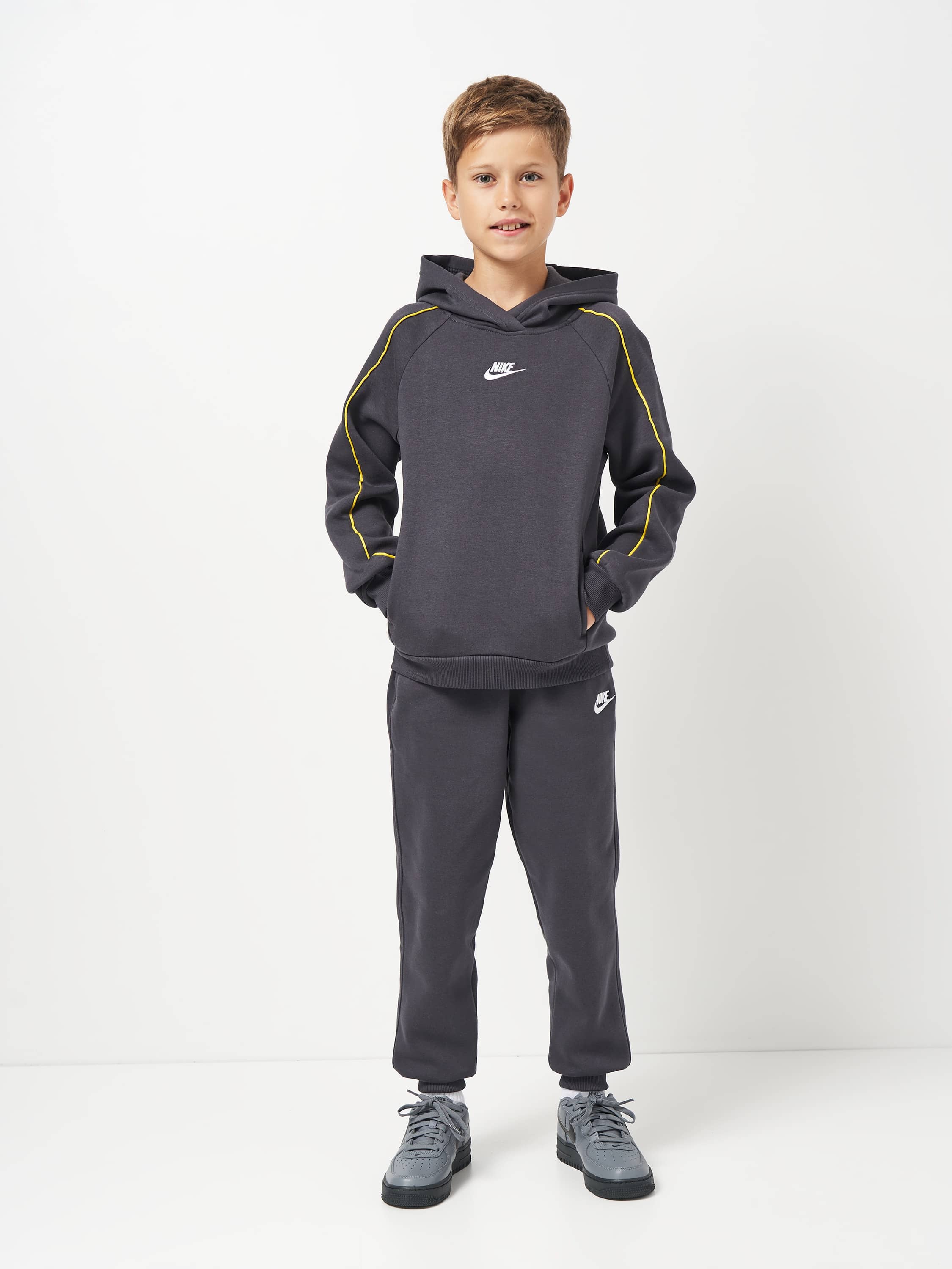 Спортивний костюм дитячий Nike Sportswear Club Fleece Grey (HQ9318-060) — фото 8
