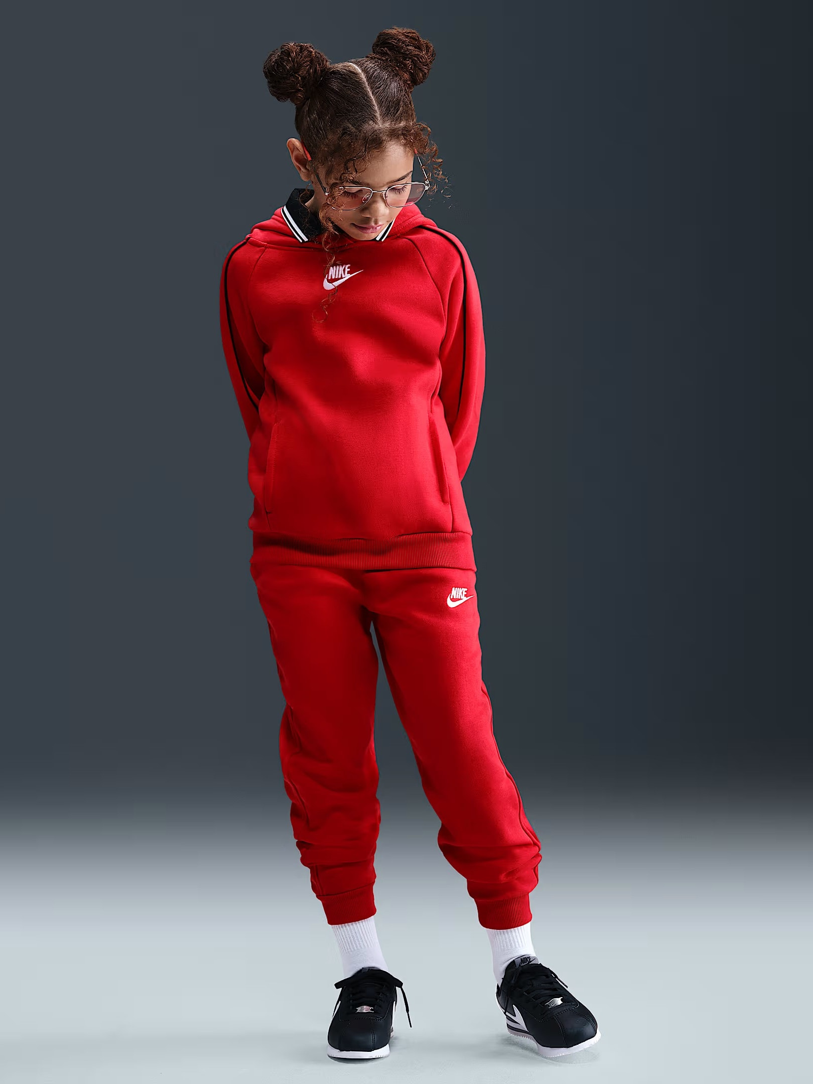 Спортивний костюм дитячий Nike Sportswear Club Fleece Red (HQ9318-657) — фото 5
