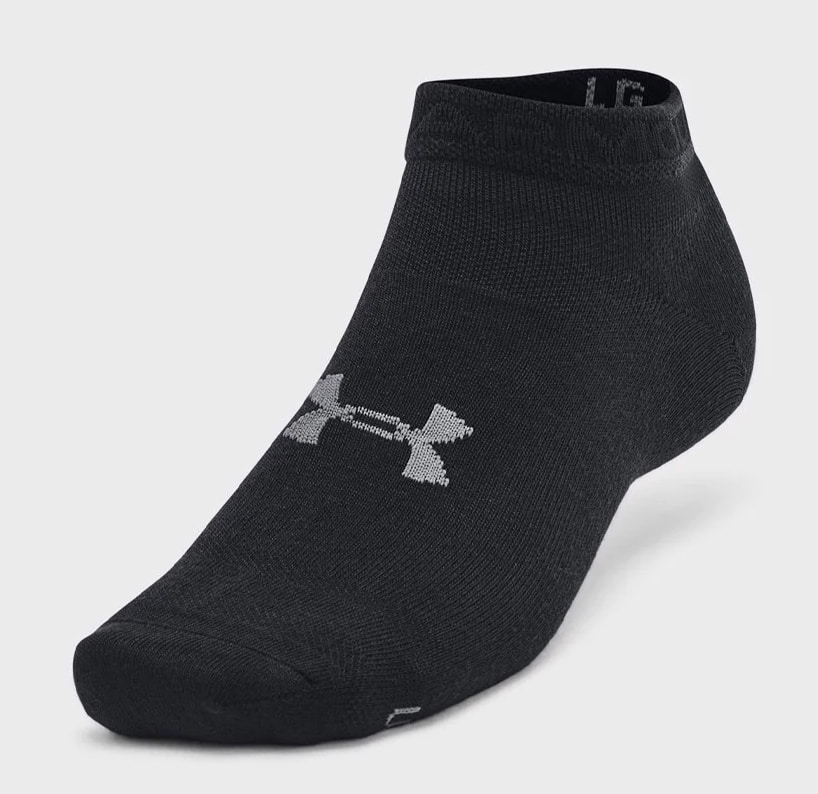 Шкарпетки унісекс Under Armour Essential Low Cut Black 1382958-001 S — фото 11