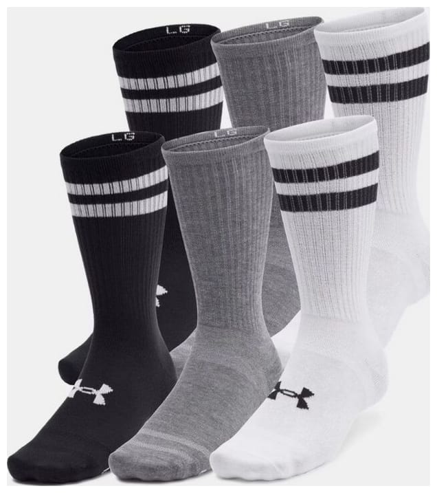 Шкарпетки Under Armour Ua Essential 6Pk Crew (1387058-101) — фото 1