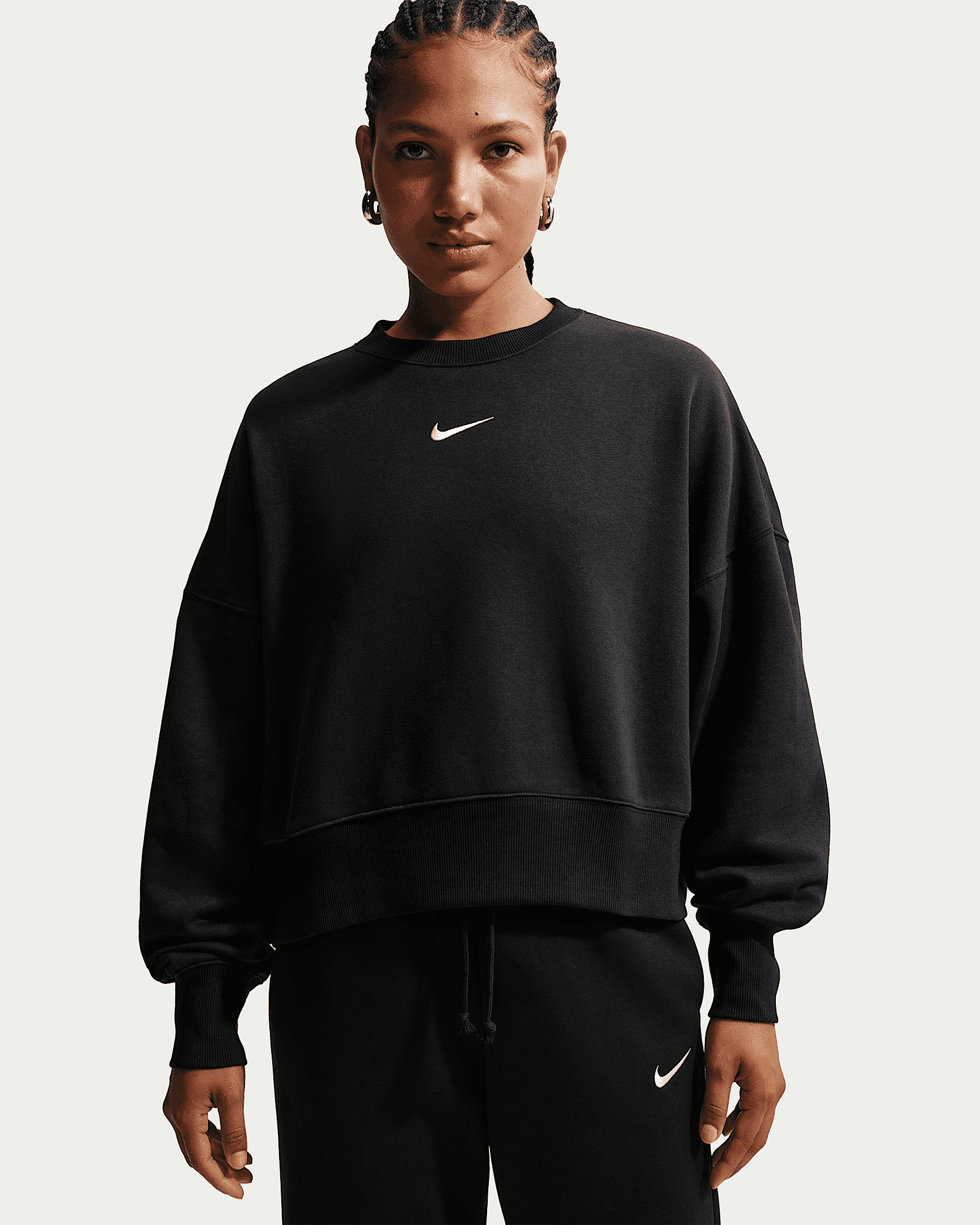 Жіноча толстовка Nike Sportswear Style Fleece Oversized Crew DQ5761-010 — фото 2