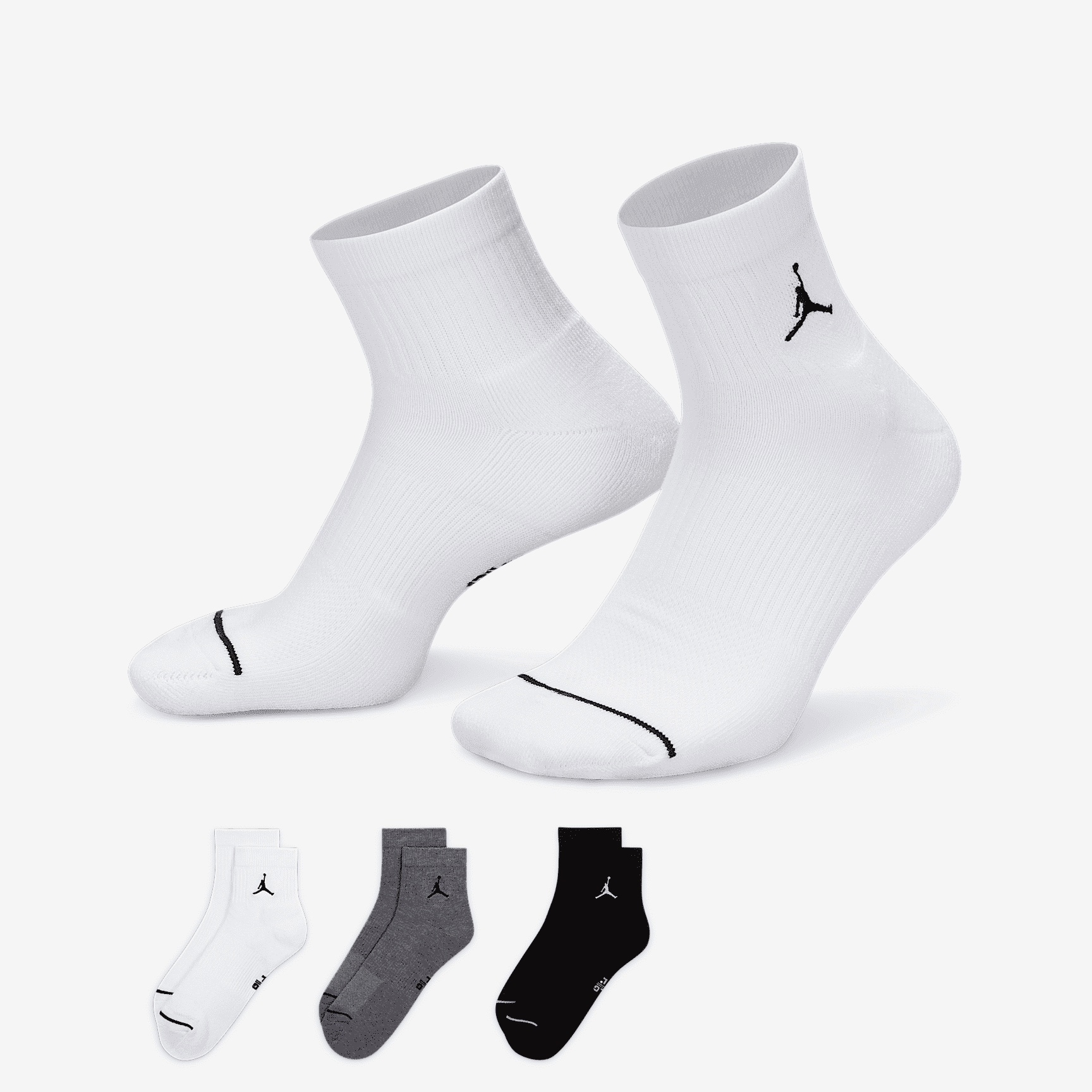 Шкарпетки Nike U J ED CUSH POLY ANKLE 3 пари — фото 8
