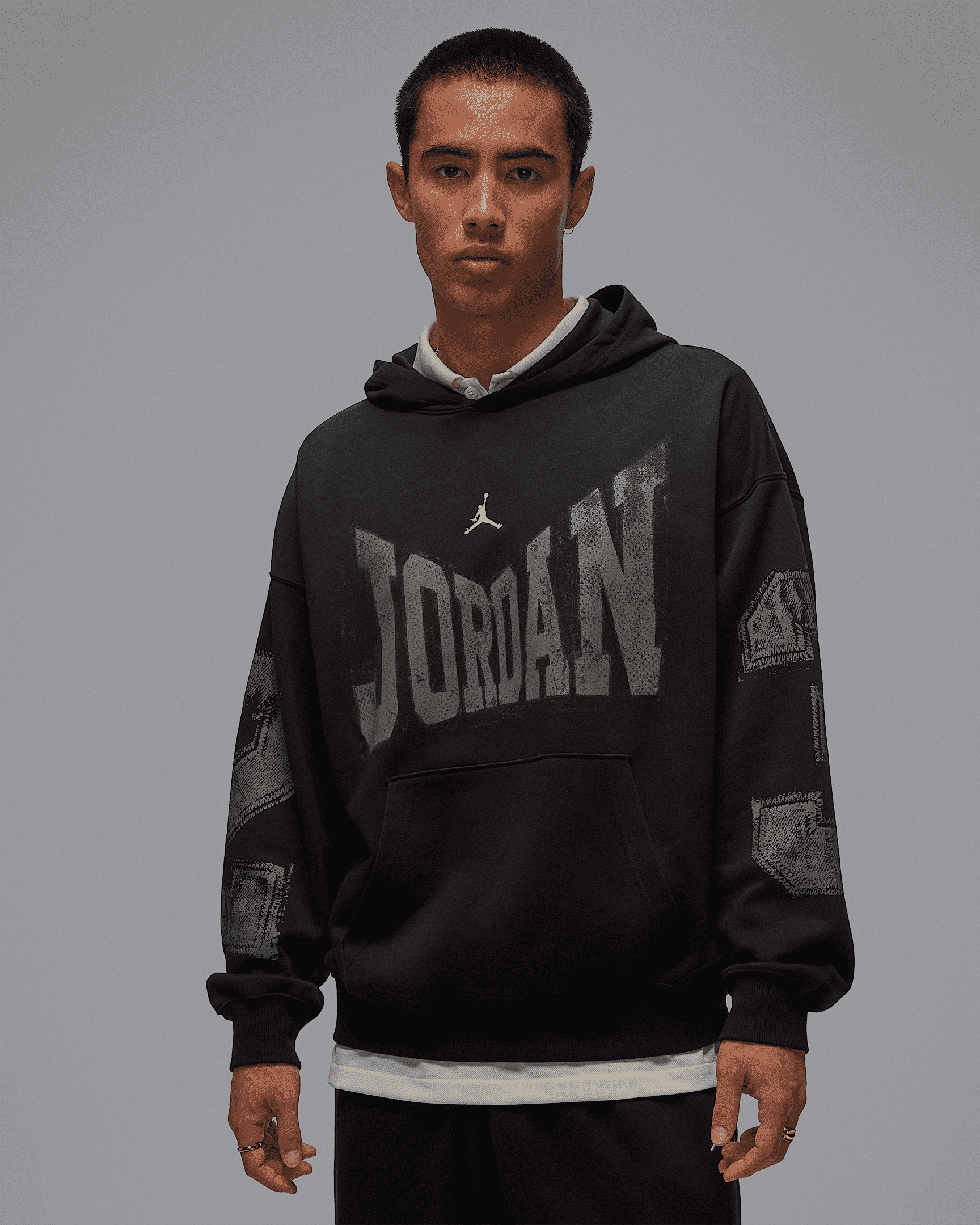Кофта чоловіча Nike Brooklyn Black (HV0093-010) — фото 3
