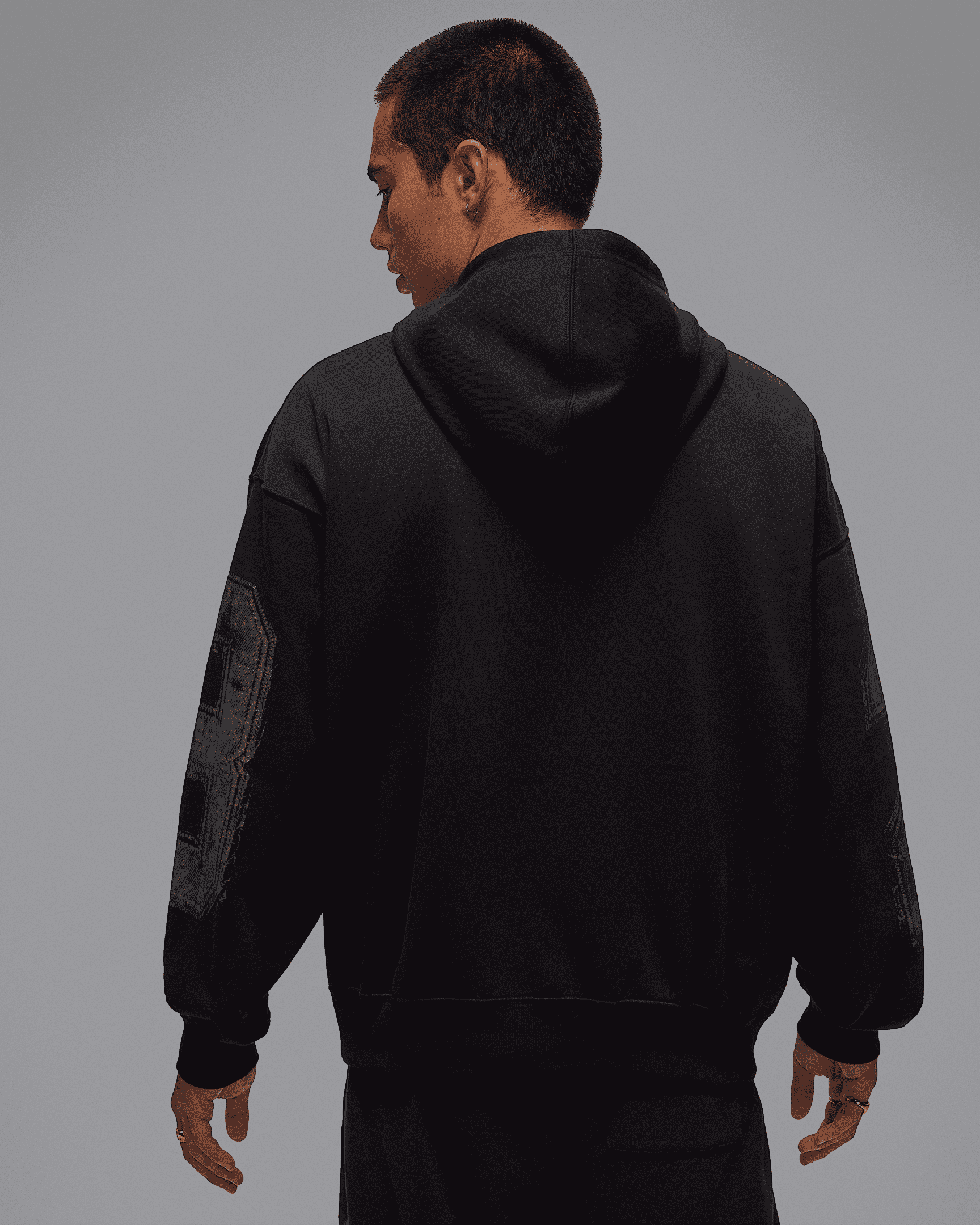 Кофта чоловіча Nike Brooklyn Black (HV0093-010) — фото 8
