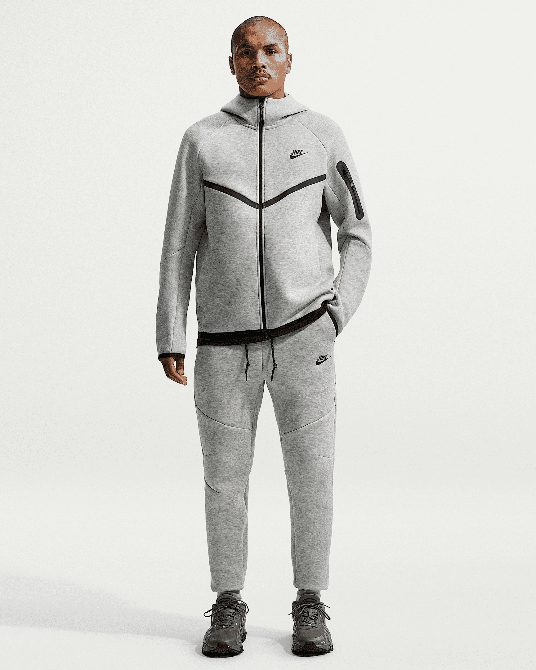 Брюки чоловічі Nike Tech Fleece Grey (HV0959-063) — фото 3