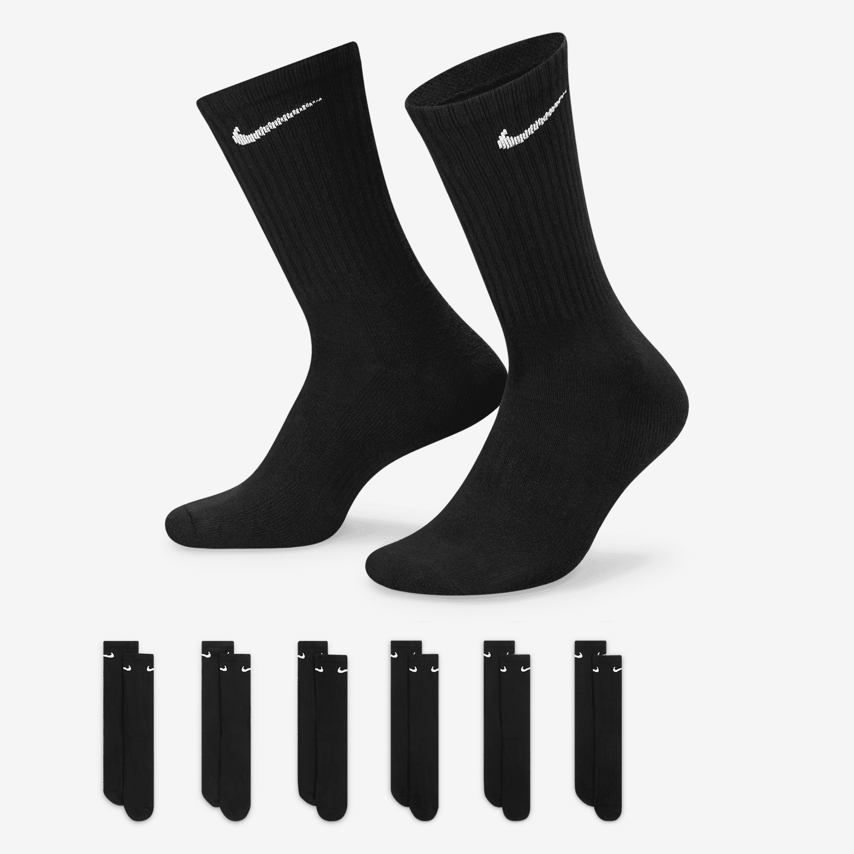 Шкарпетки Nike Everyday Cushioned Crew 6PR — фото 3