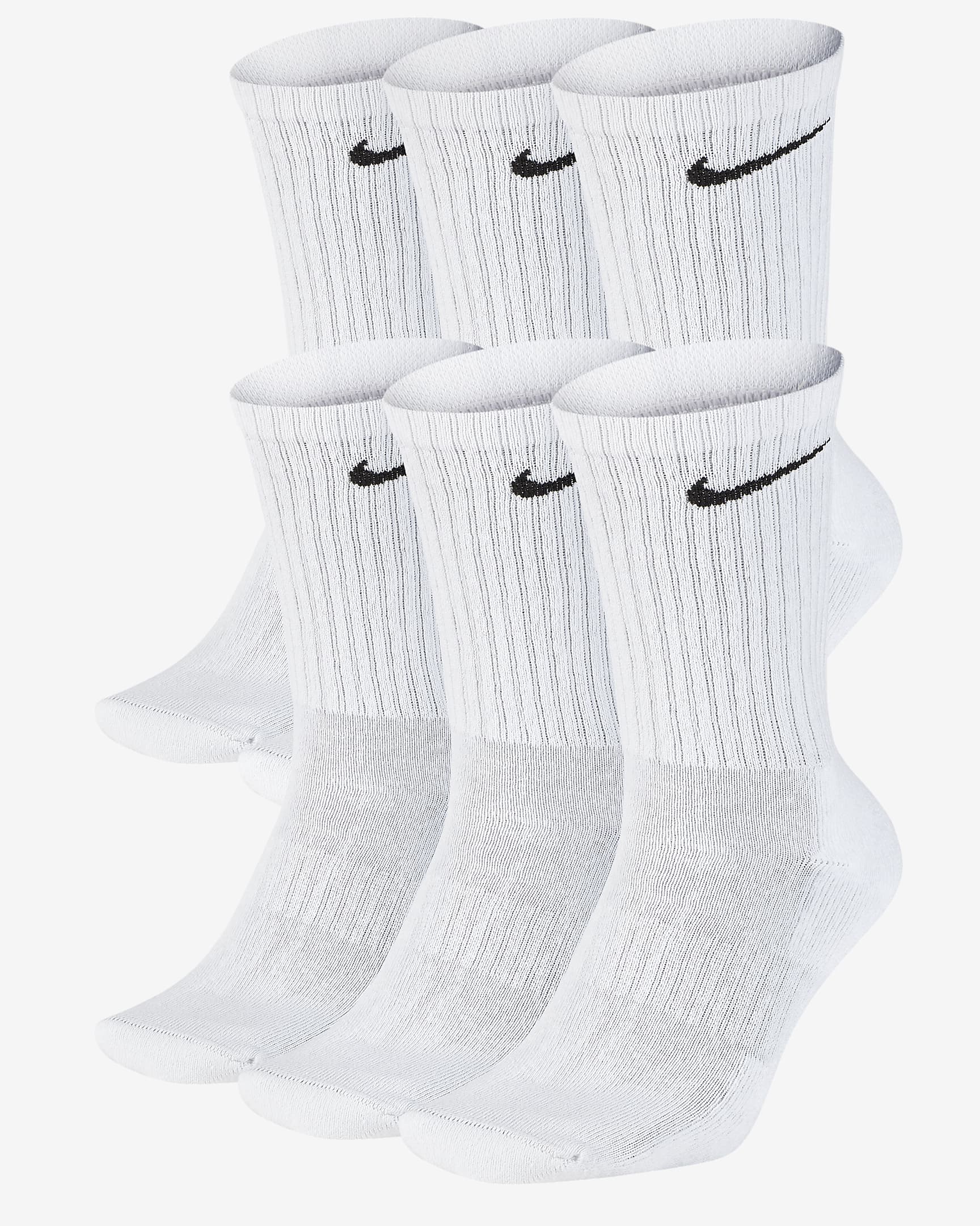 Шкарпетки Nike U Nk Everyday Cush Crew 6Pr-Bd (SX7666-100) — фото 4