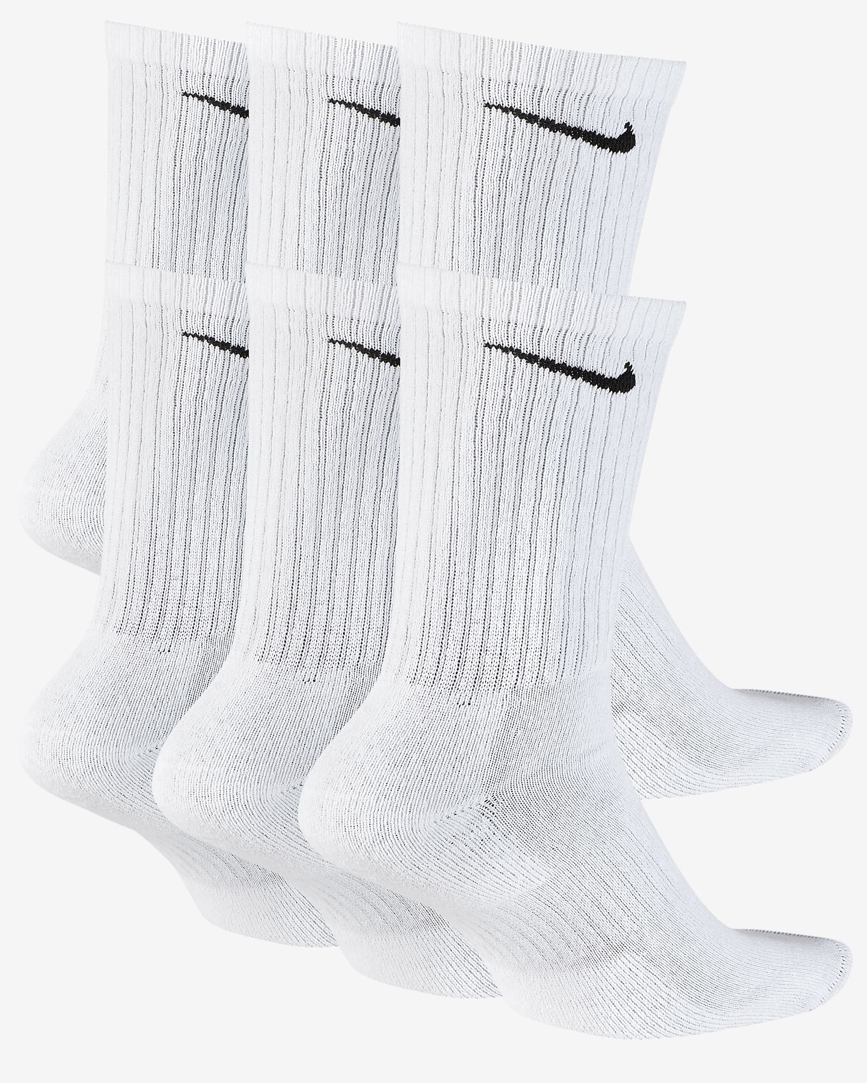 Шкарпетки Nike U Nk Everyday Cush Crew 6Pr-Bd (SX7666-100) — фото 5