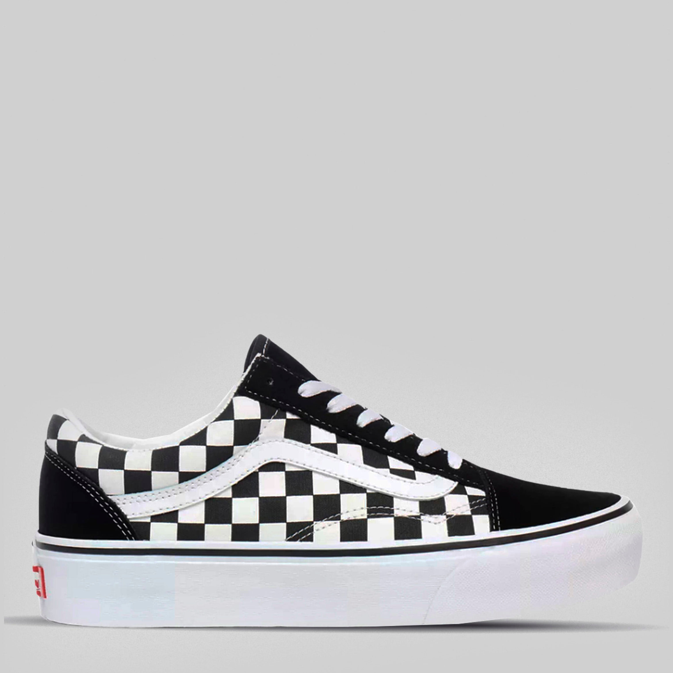 Кросівки Vans Old Skool Platform Checkerboard — фото 1
