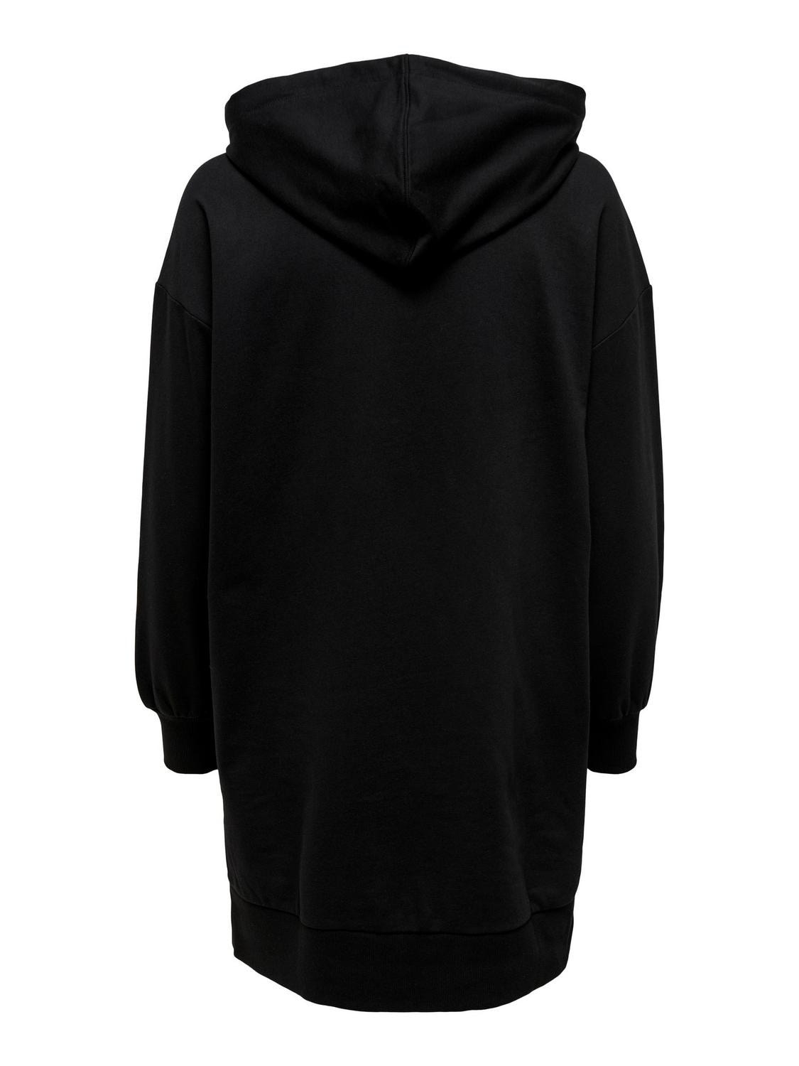 Туніка ONLZOEY LS DREAMER OVERSIZED TUNIC NN 15258223-Black-Print:CHICAGO ONLY L Чорний — фото 4