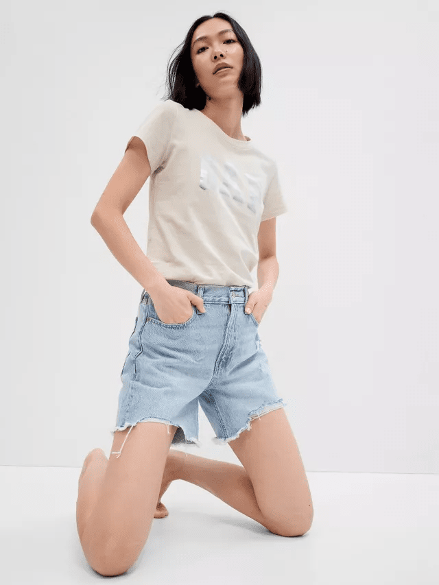 Футболка жіноча Gap Ss Clsc Tee Beige (268820-75) — фото 1