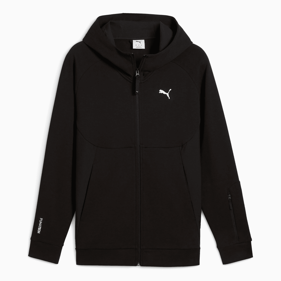 Толстовка PUMATECH Full-Zip Hoodie 68460501 Puma M Чорний — фото 1