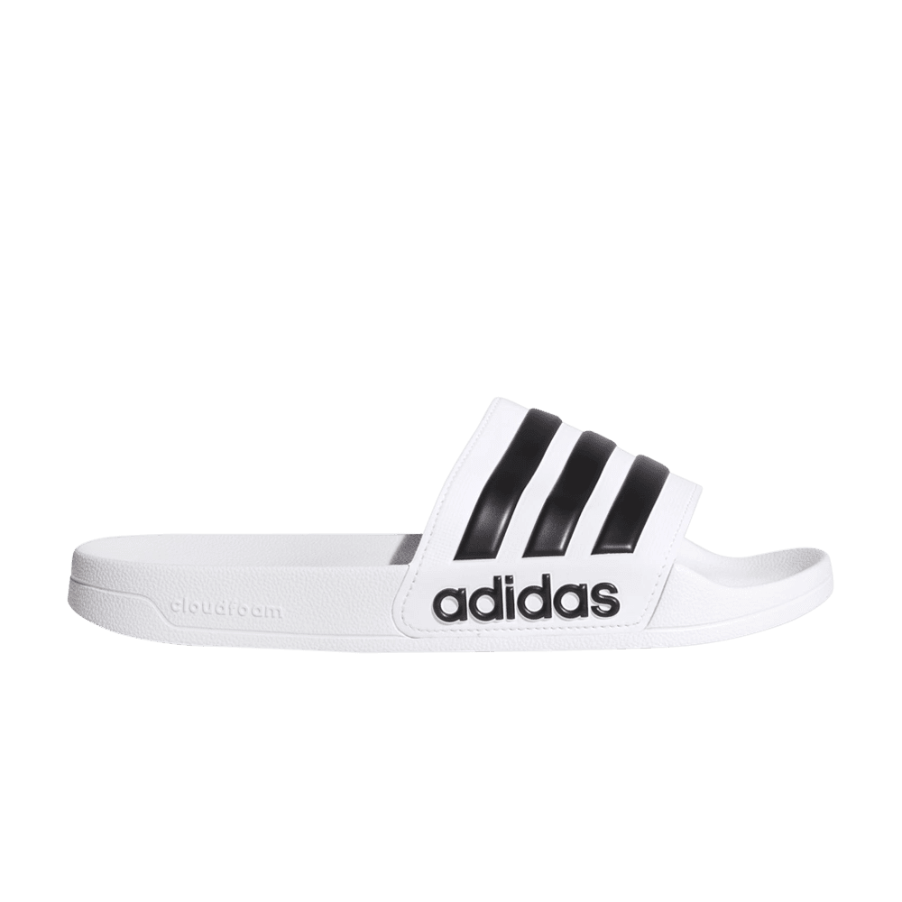 Тапочки унісекс Adidas Slides Sportswear Cf Adilette White/Black (AQ1702) — фото 1