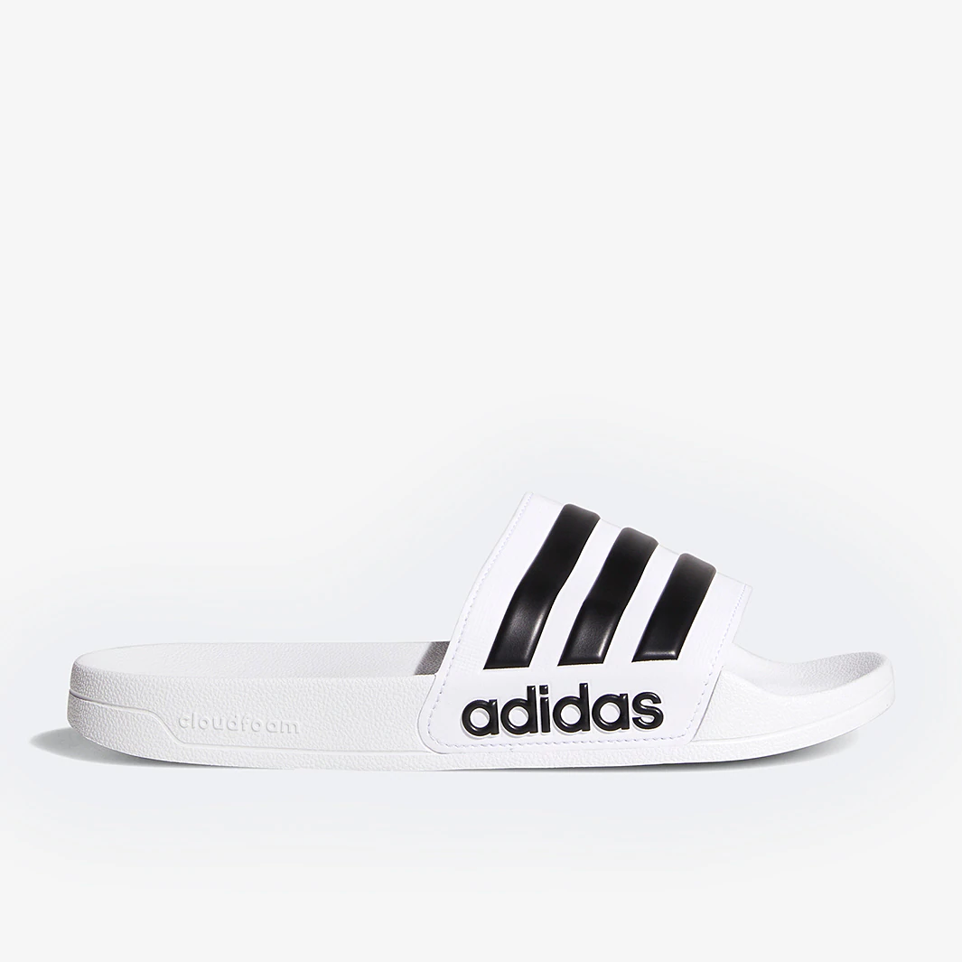 Тапочки унісекс Adidas Slides Sportswear Cf Adilette White/Black (AQ1702) — фото 4