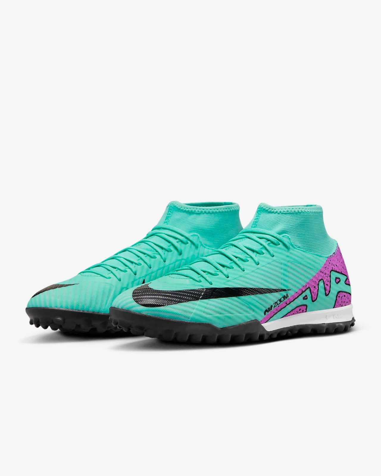 Сороконіжки унісекс Nike Air Zoom Mercurial Superfly Ix Academy Tf Turquoise (DJ5629-300) — фото 2