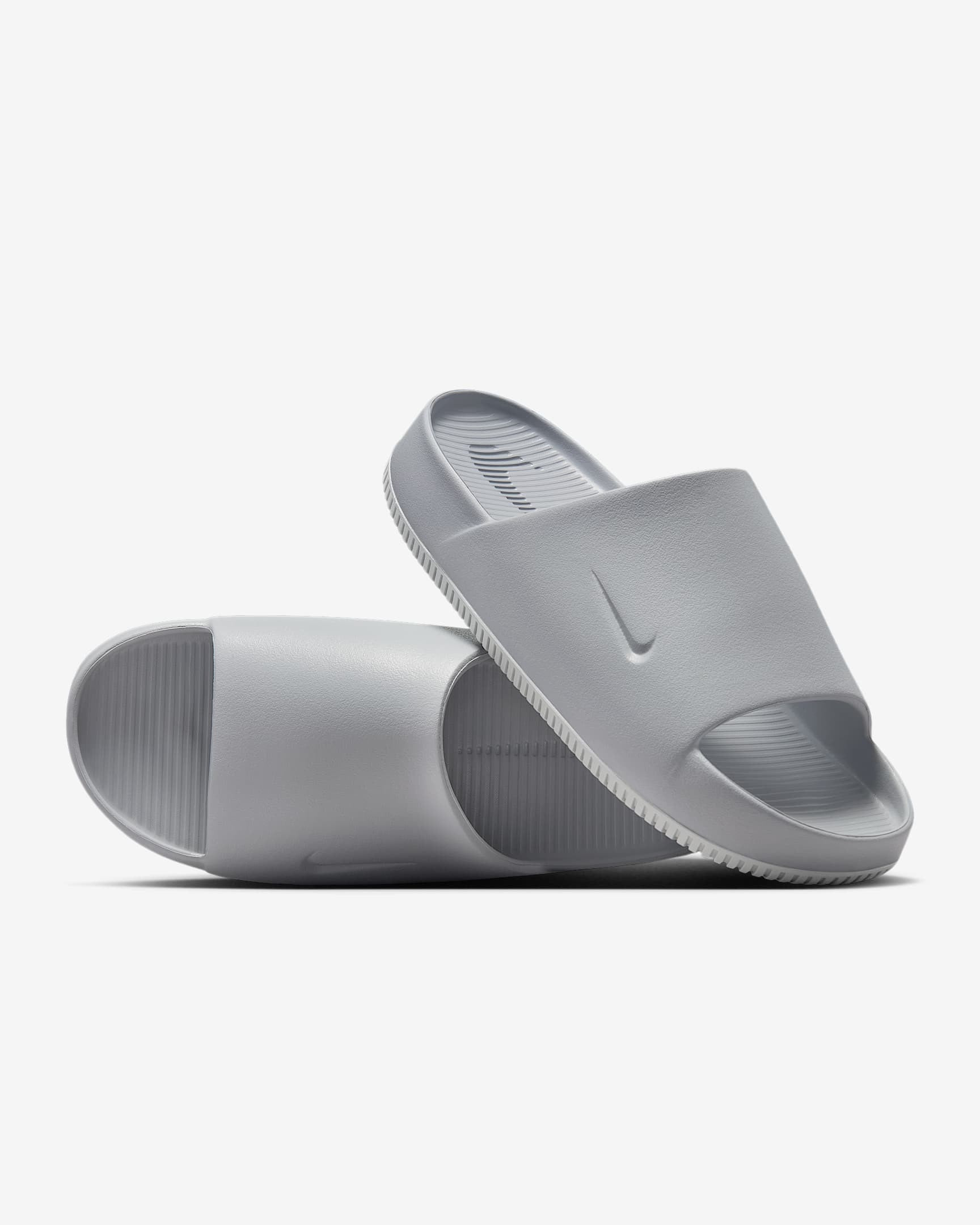 Тапочки чоловічі Nike Calm Slide Flat Pewter (FD4116-004) — фото 3