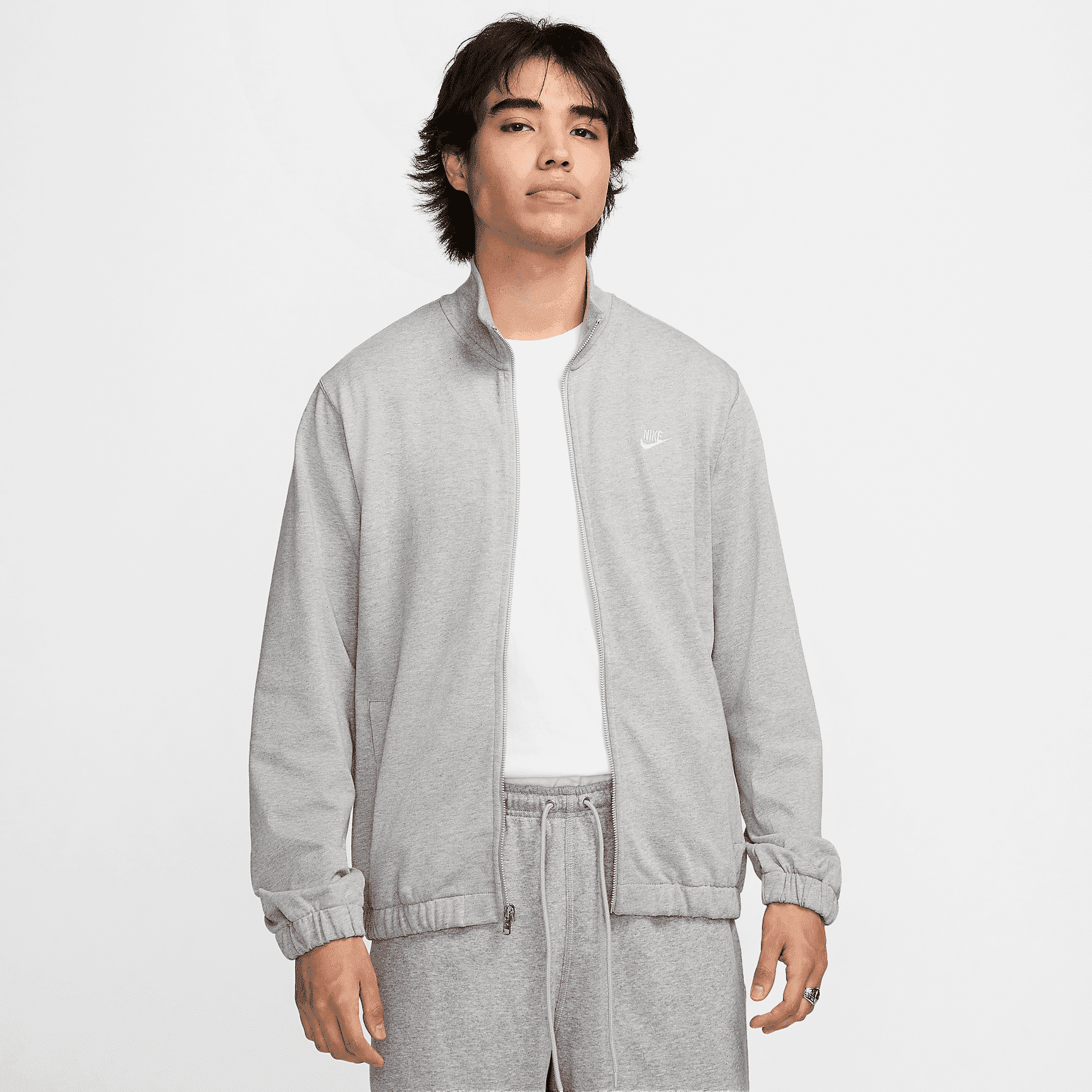 Кофта чоловіча Nike Club Knit Jacket (FQ3426-063) — фото 3
