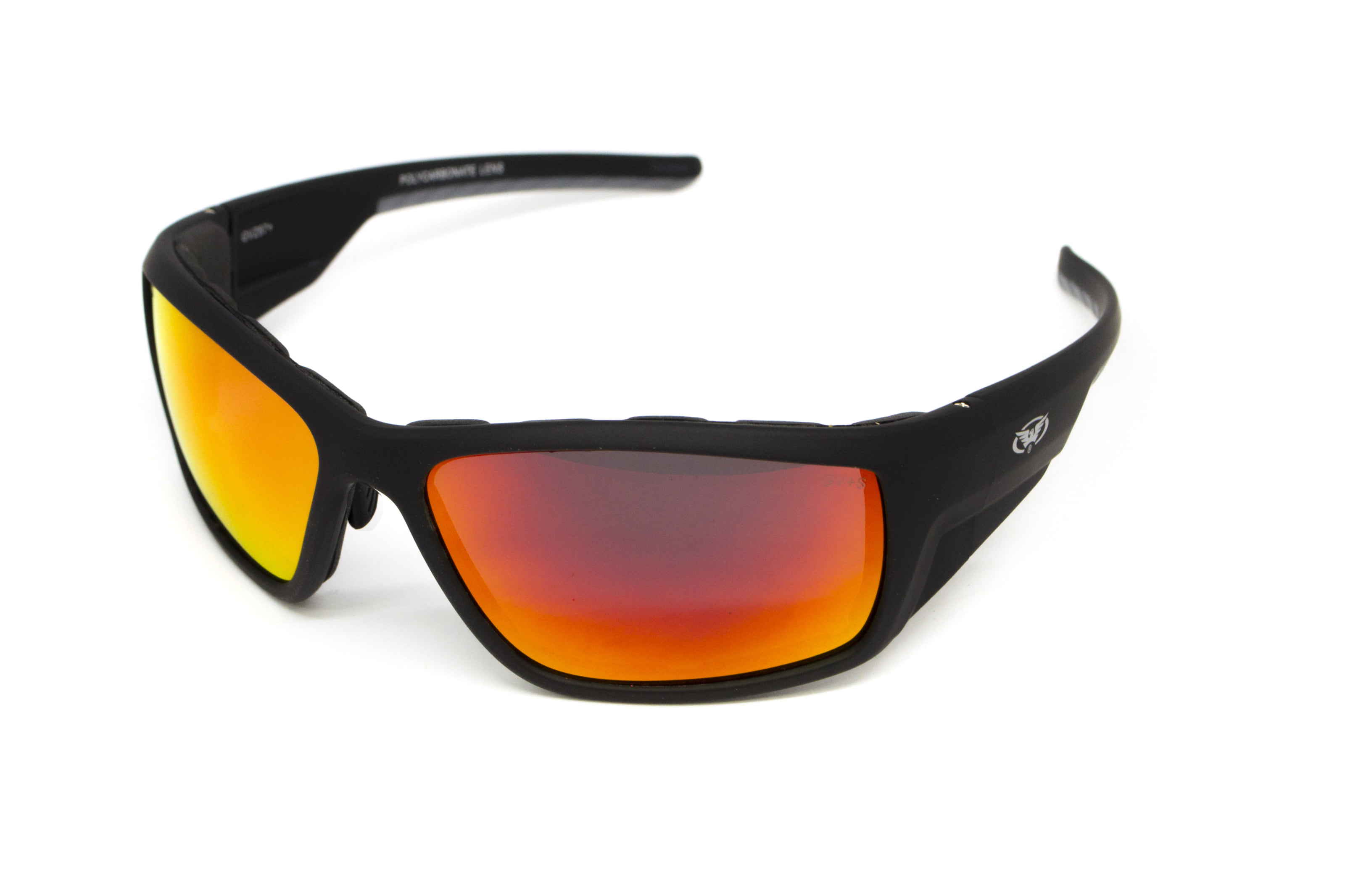 Очки защитные с уплотнителем Global Vision Kinetic (G-Tech™ red), зеркальные красные — фото 4