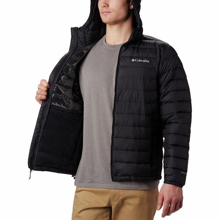 Оригінальна чоловіча куртка Columbia Powder Lite Hooded Jacket Omni-heat — фото 4