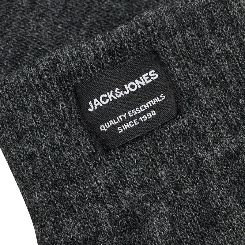 Рукавички JACHENRY KNIT GLOVES 12158446-Dark Grey Melange Jack & Jones ONE SIZE Темно-сірий — фото 4