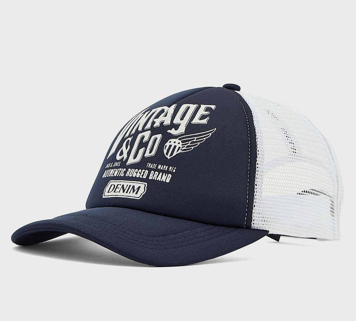 Бейсболка JACRUGGED TRUCKER CAP 12199325-White Jack & Jones ONE SIZE Білий — фото 2