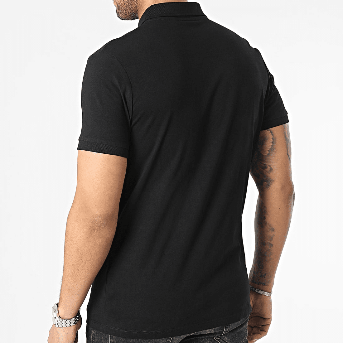 Поло JJANDY POLO SS 12223714-Black-Print:SMALL scale Jack & Jones M Чорний — фото 5