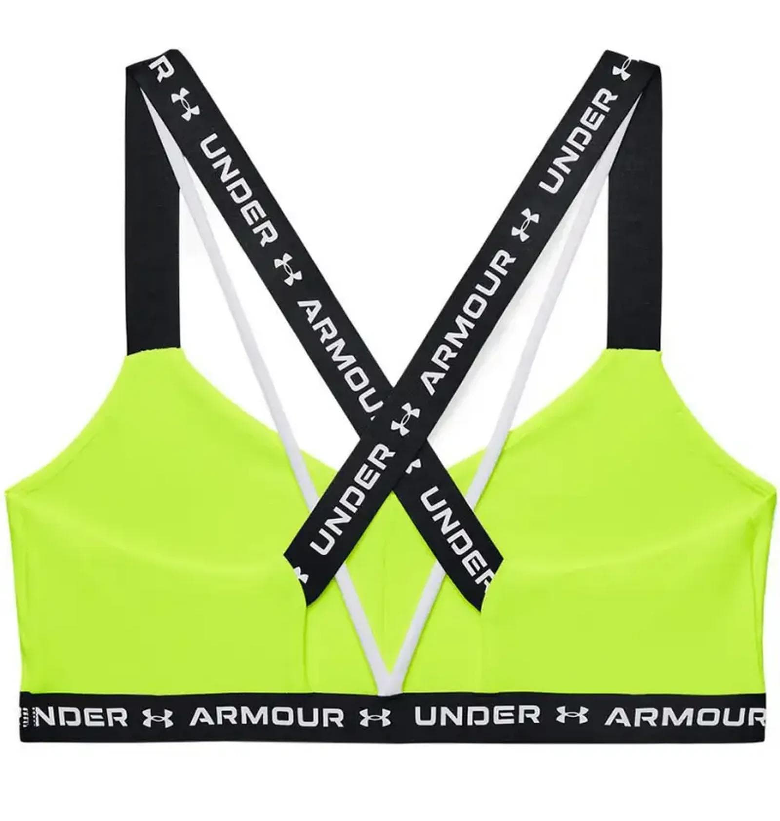 Спортивний топ жіночий Under Armour Crossback Mid Green (1361033-731) — фото 4