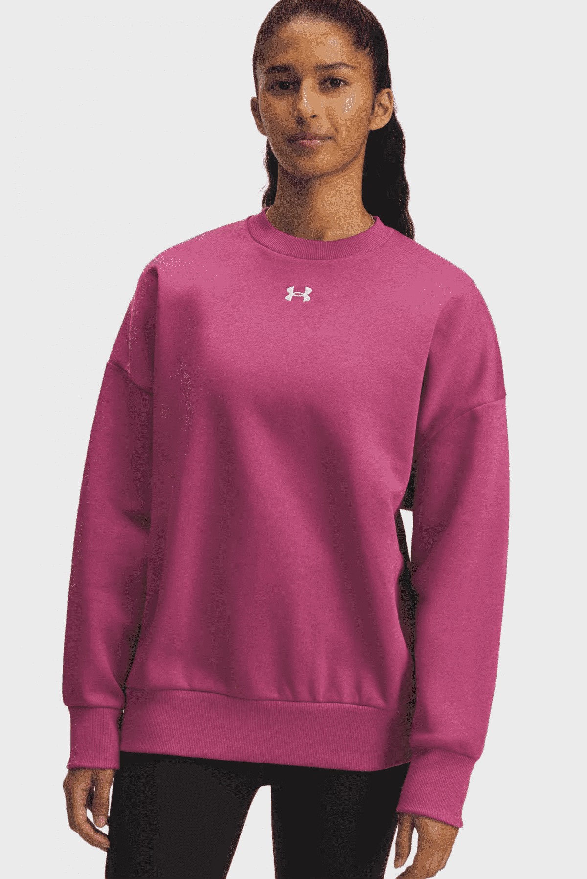 Кофта жіночі Under Armour Ua Rival Fleece Os Crew (1386463-659) — фото 1