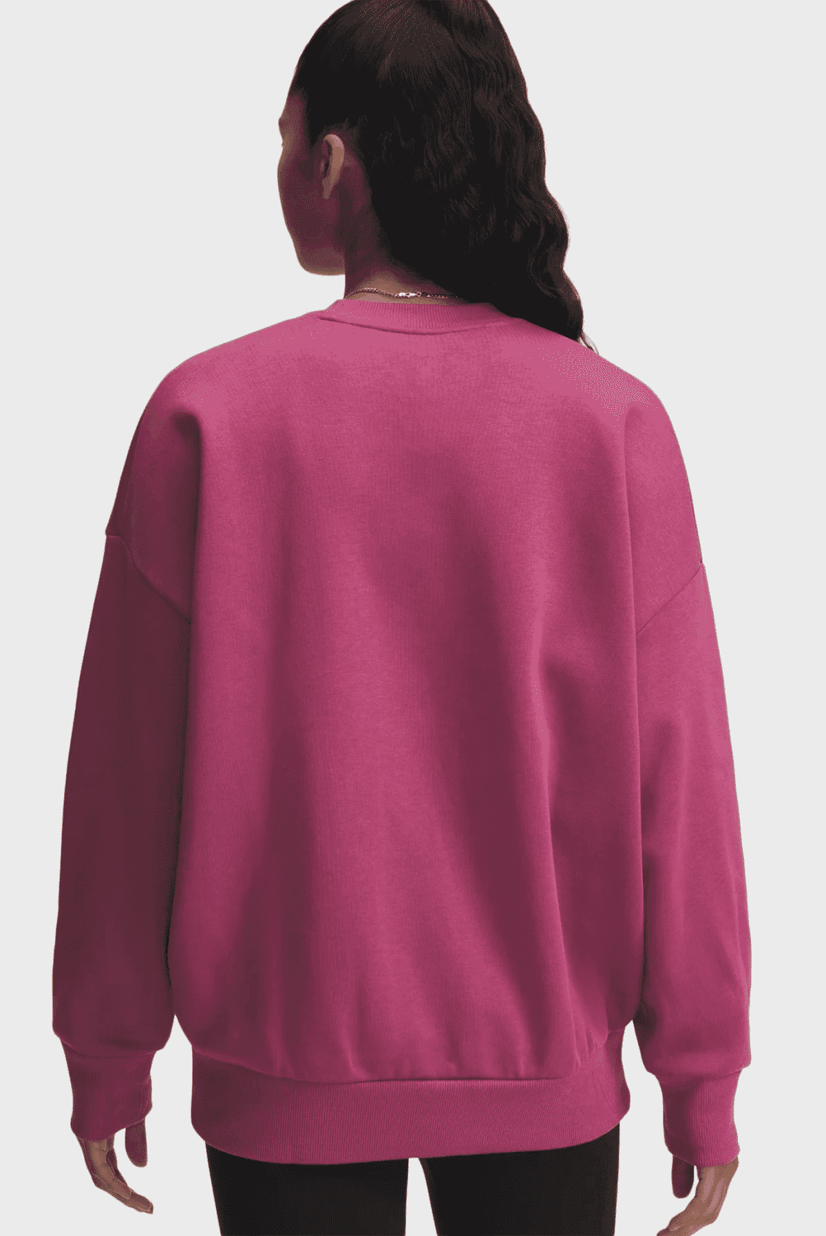 Кофта жіночі Under Armour Ua Rival Fleece Os Crew (1386463-659) — фото 3