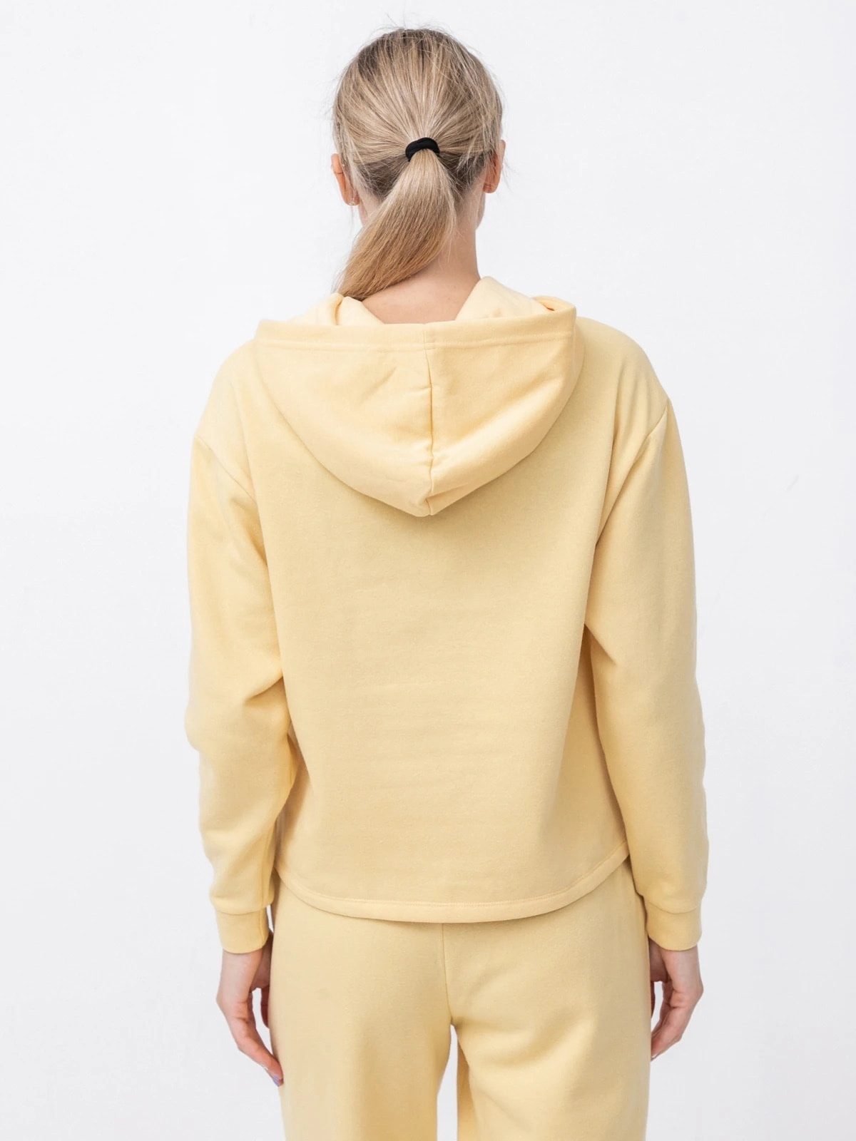 Толстовка ONLCOMFY LIFE L/S HOOD SWT 15236616-Straw ONLY L Жовтий — фото 4