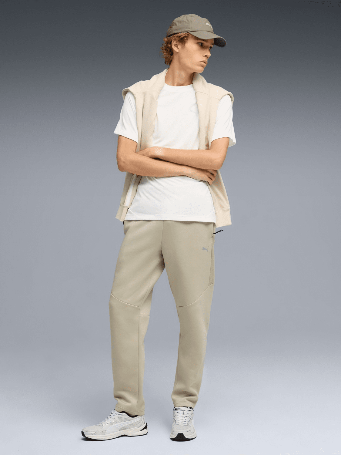 Спортивні штани EVOSTRIPE Pants 69219161 Puma XXL Бежевий — фото 5