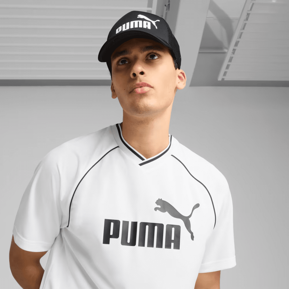 Кепка Unisex ESS NO. 1 LOGO Trucker Cap 02598601 Puma Чорний — фото 4