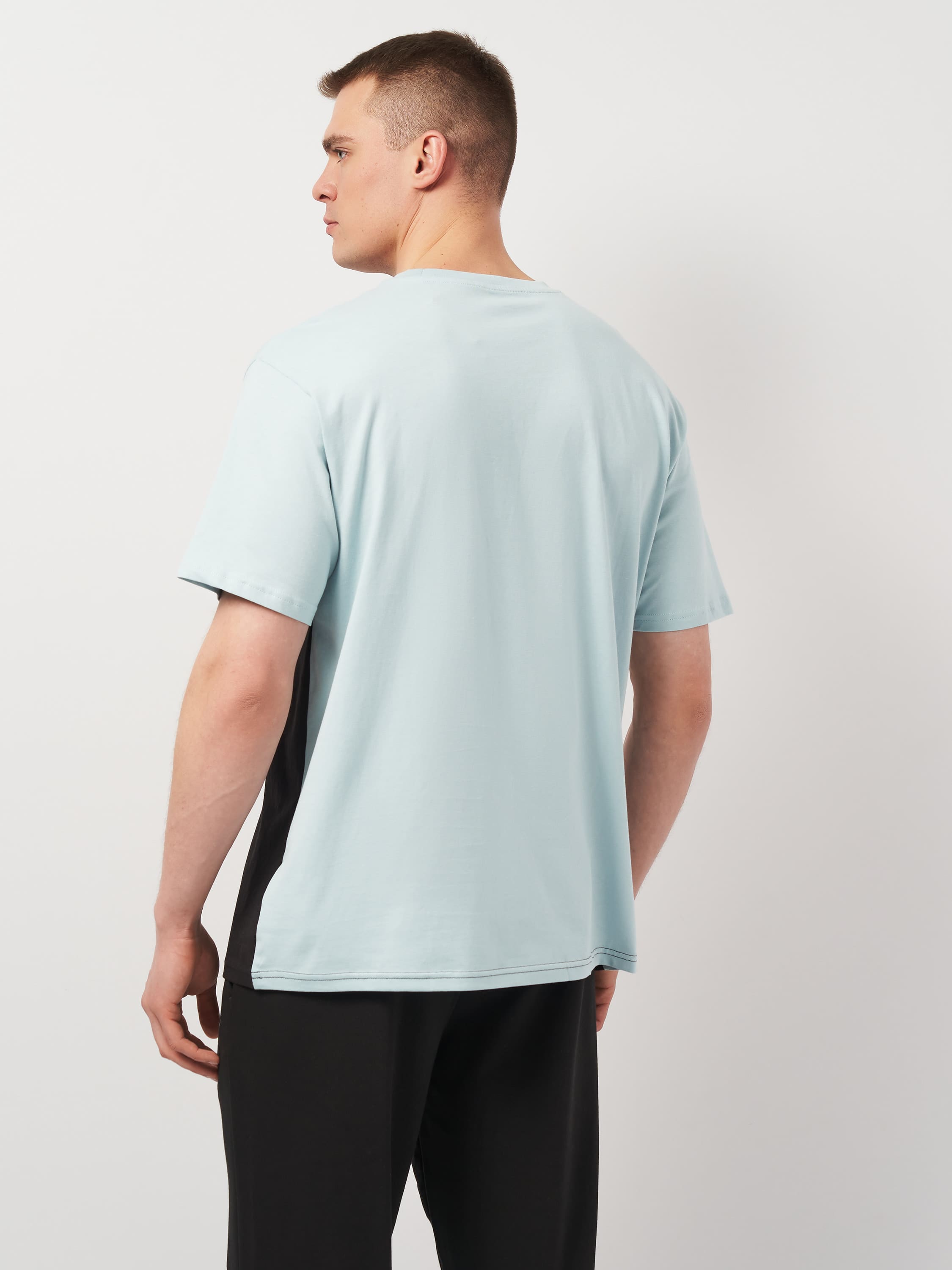 Футболка чоловіча Puma Power Colorblock Tee (67892922) — фото 4