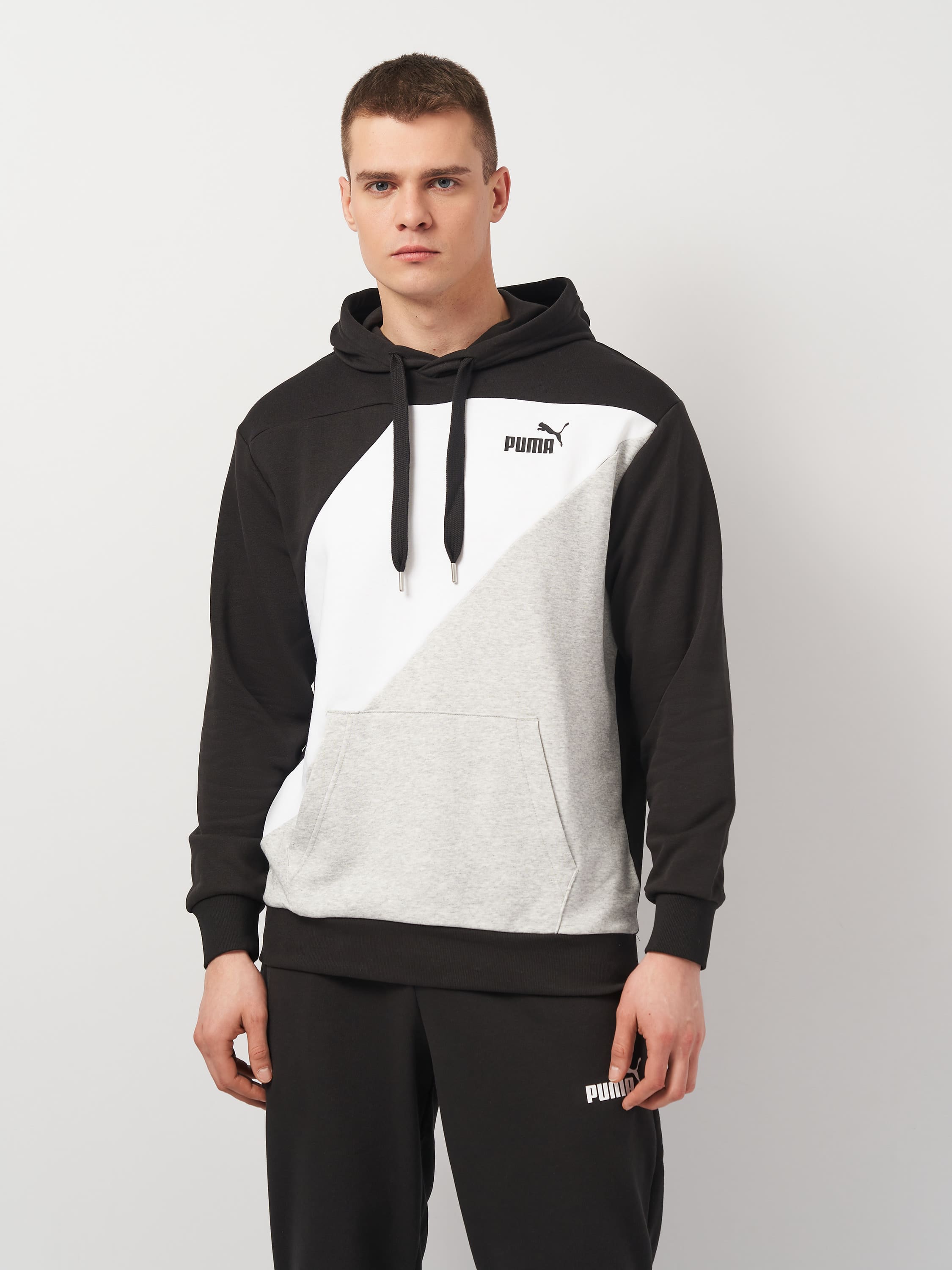 Кофта чоловіча Puma Power Colorblock Hoodie (67893101) — фото 1