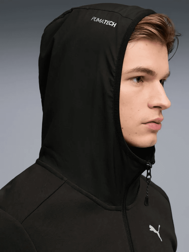 Толстовка PUMATECH FULL-ZIP Hoodie 69218501 Puma XXL Чорний — фото 5