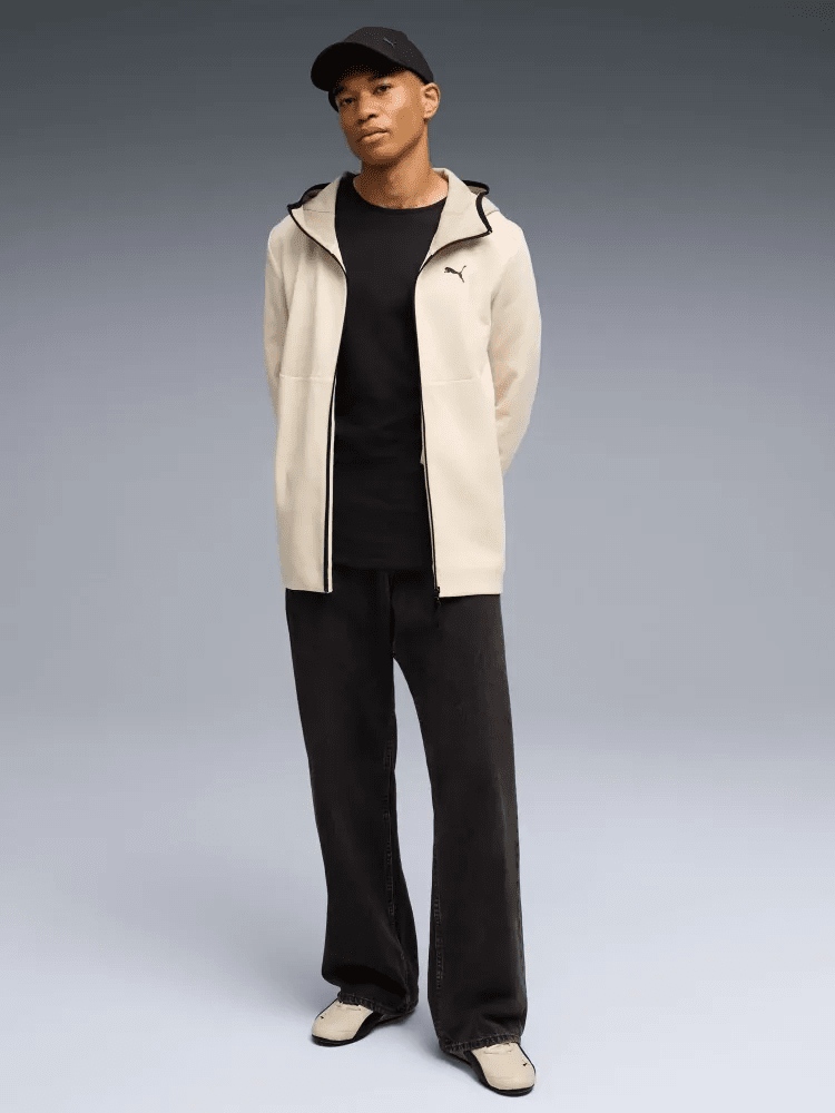 Толстовка PUMATECH FULL-ZIP Hoodie 69218587 Puma L Бежевий — фото 6