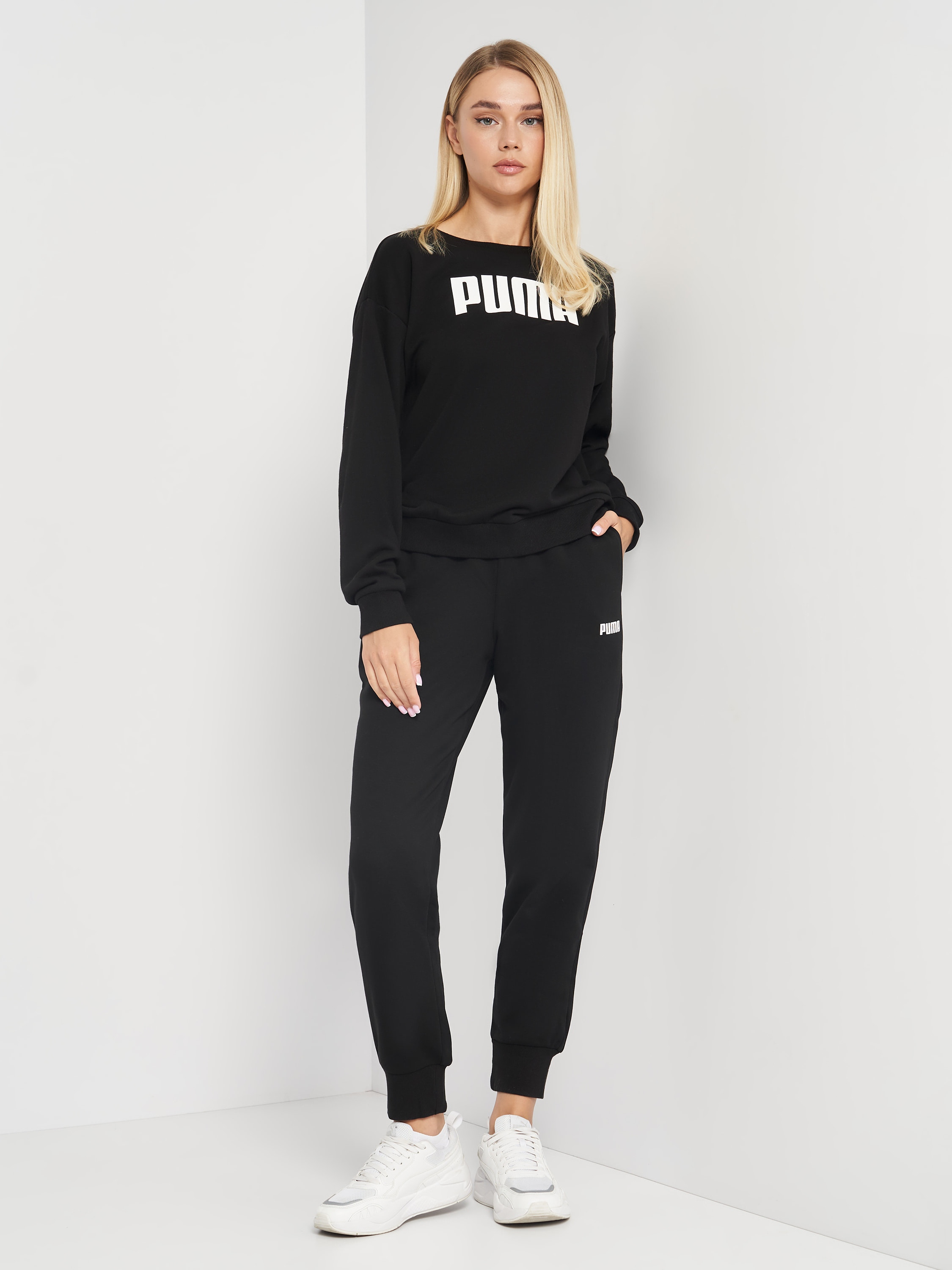 Брюки жіночі Puma Ess Sweat Pants Closed Fl W (84720601) — фото 4