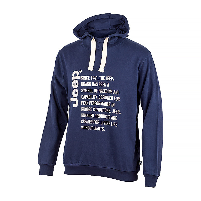 Кофта чоловіча Jeep Hooded Sweatshirt Since 1941 (O102569-K876) — фото 2