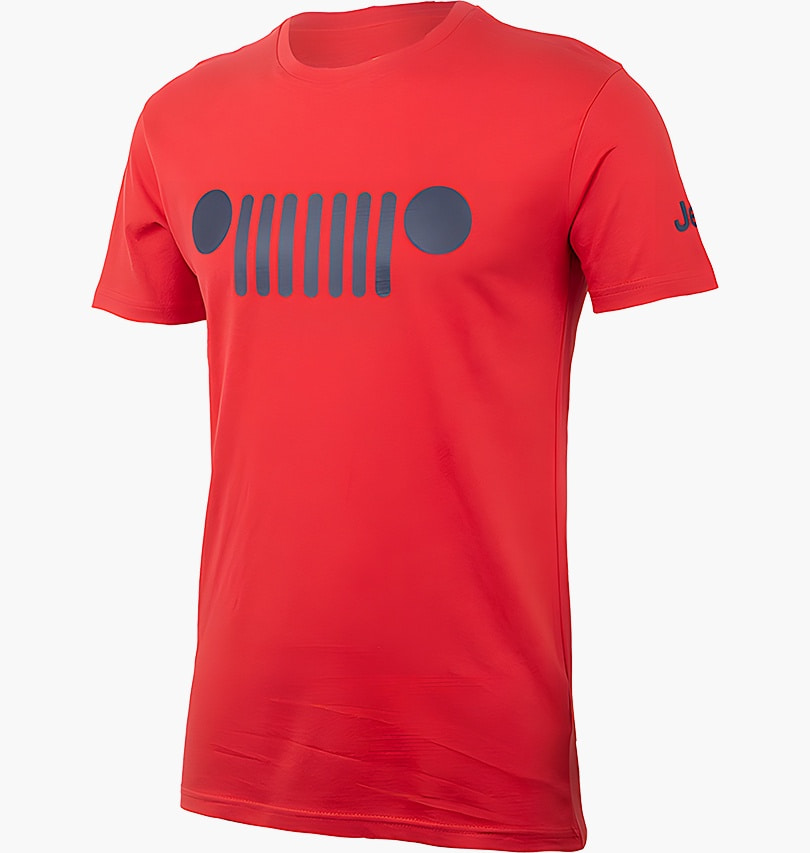 Футболка унісекс Jeep T-Shirt Grille Red (O102583-R701) — фото 2