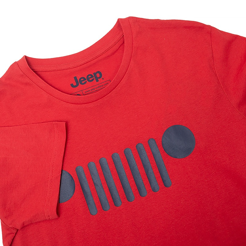 Футболка унісекс Jeep T-Shirt Grille Red (O102583-R701) — фото 4